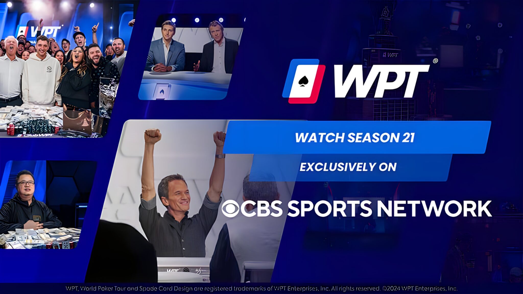 Más alianzas estratégicas para WPT de cara al 2025: ahora con CBS Sports Network para TV.