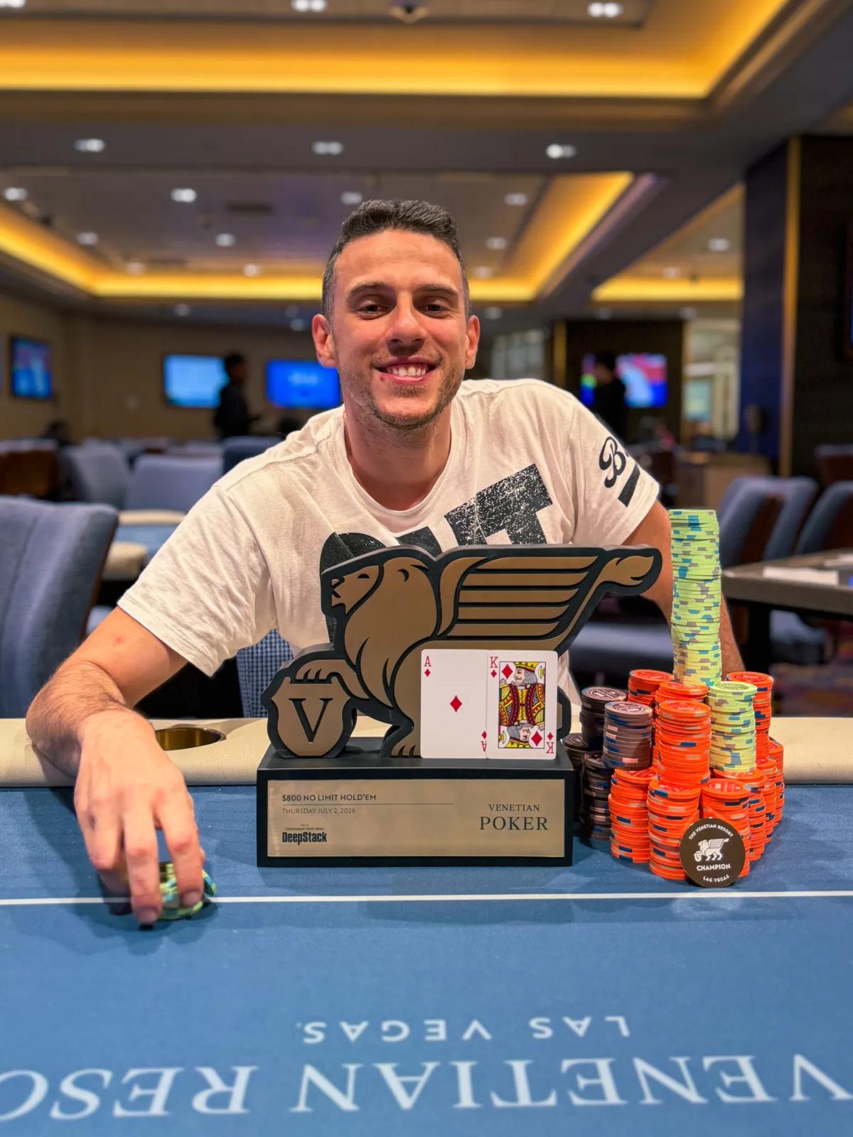 Daniele Primerano, el «italiano loco» de Medellín, conquista su segundo «León de Oro» en Las Vegas