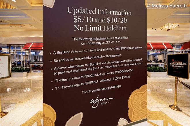 Polémica decisión por parte del Wynn Las Vegas: elimina opción de straddle.