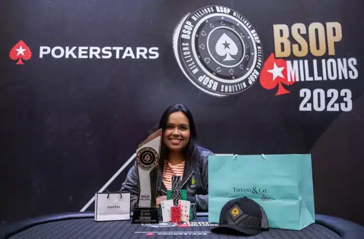 Aberllayne se llevó el trofeo del High Roller exclusivo para mujeres en las BSOP Millions