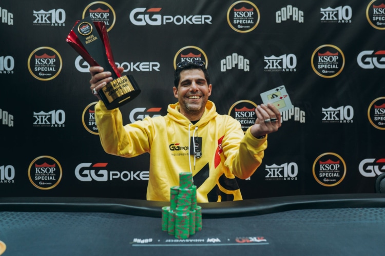 Jiménez redondeó un gran final para la albiceleste, al imponerse en el High Roller de las KSOP Special