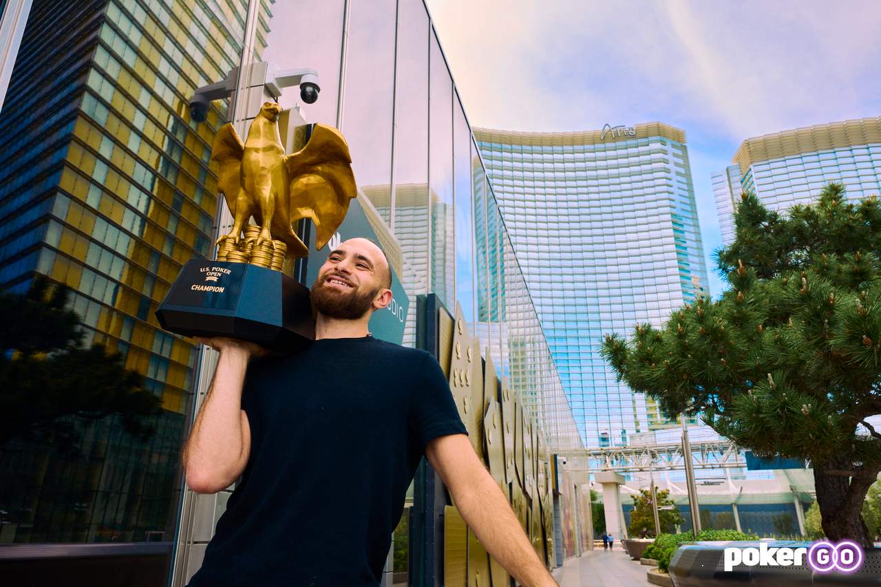 Zobian se adueñó de la mayor águila dorada en el U.S. Poker Open