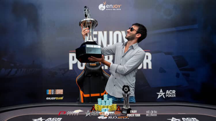 Para Leiva, sí que fue una Gran Final Millonaria en el Enjoy Poker Tour