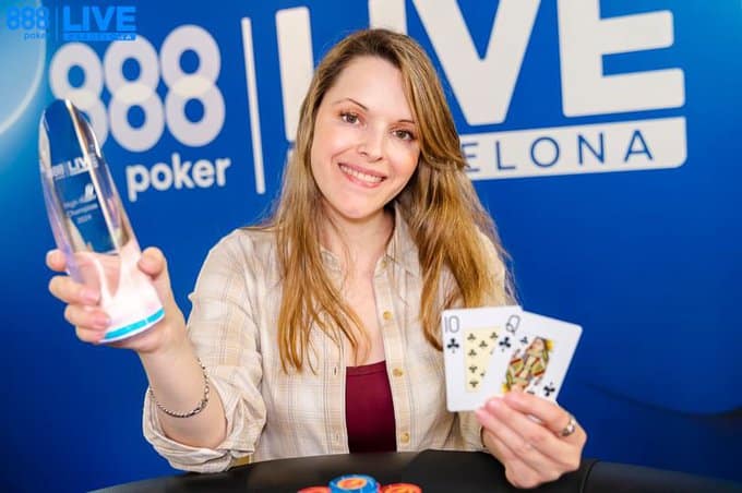 Connie Lampropulos alcanzó su primer título del año en el High Roller del 888poker Live Barcelona