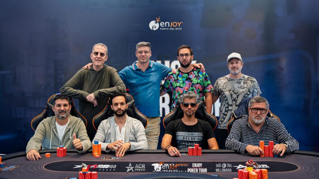 Morales encabezó un podio completamente argentino en el High Roller del Enjoy Poker Tour