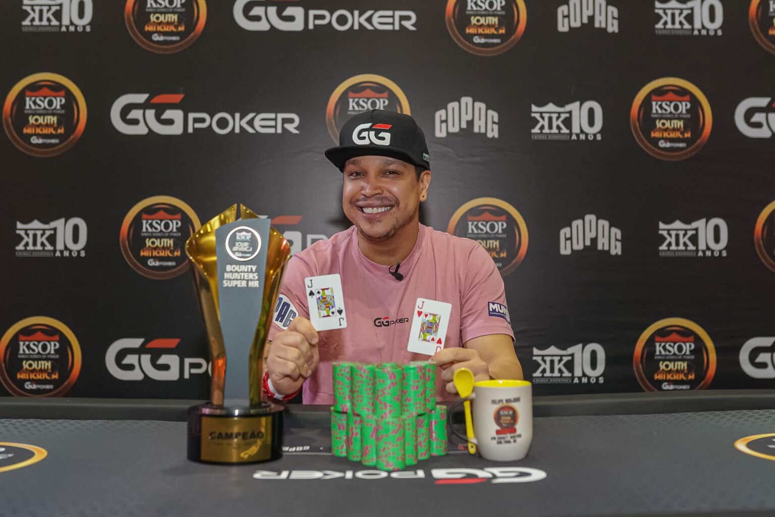Ramos pasó de anfitrión a campeón en el Bounty Hunter SHR de las KSOP South America