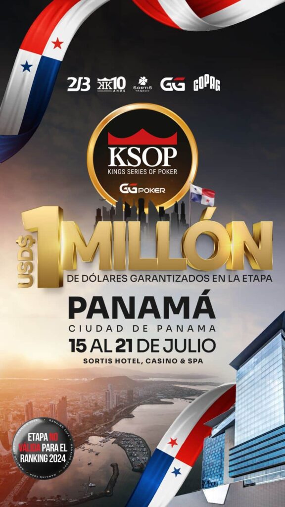 Los reyes del poker latinoamericano se coronarán por primera vez en el Caribe, con las KSOP Panamá