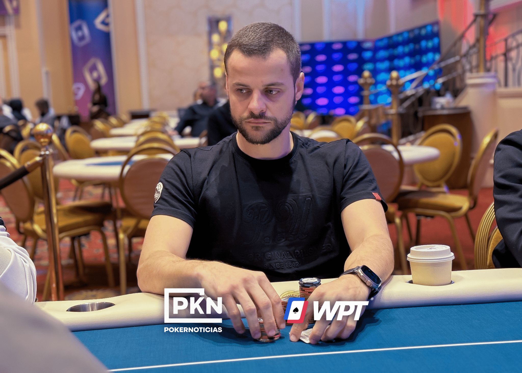 Zanetti sale como as bajo la manga por la tropa latina en el Día 6 del WPT World Championship