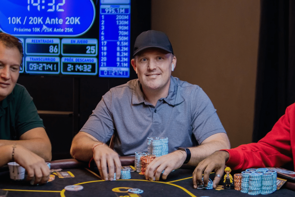 Belluscio tendrá el mayor stack al iniciar el Día 2 del torneo central en la parada carioca del LAPT