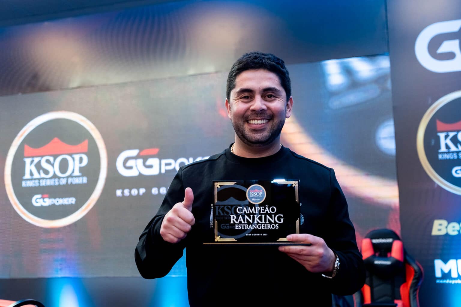 Osuna se impuso en el ranking para jugadores foráneos de las KSOP GGPoker 2023