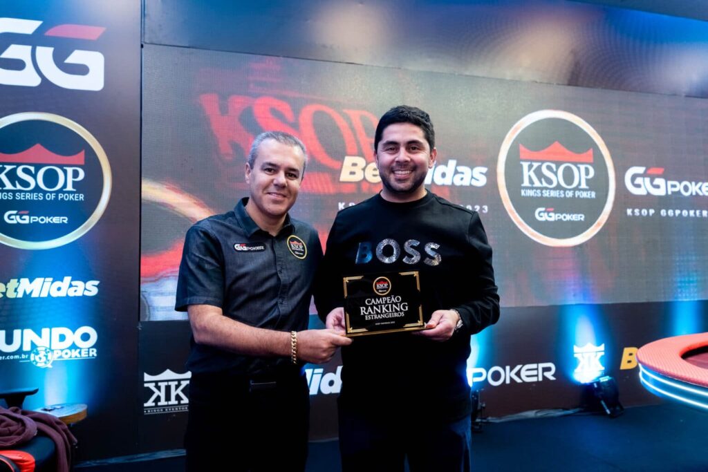 Osuna se impuso en el ranking para jugadores foráneos de las KSOP GGPoker 2023