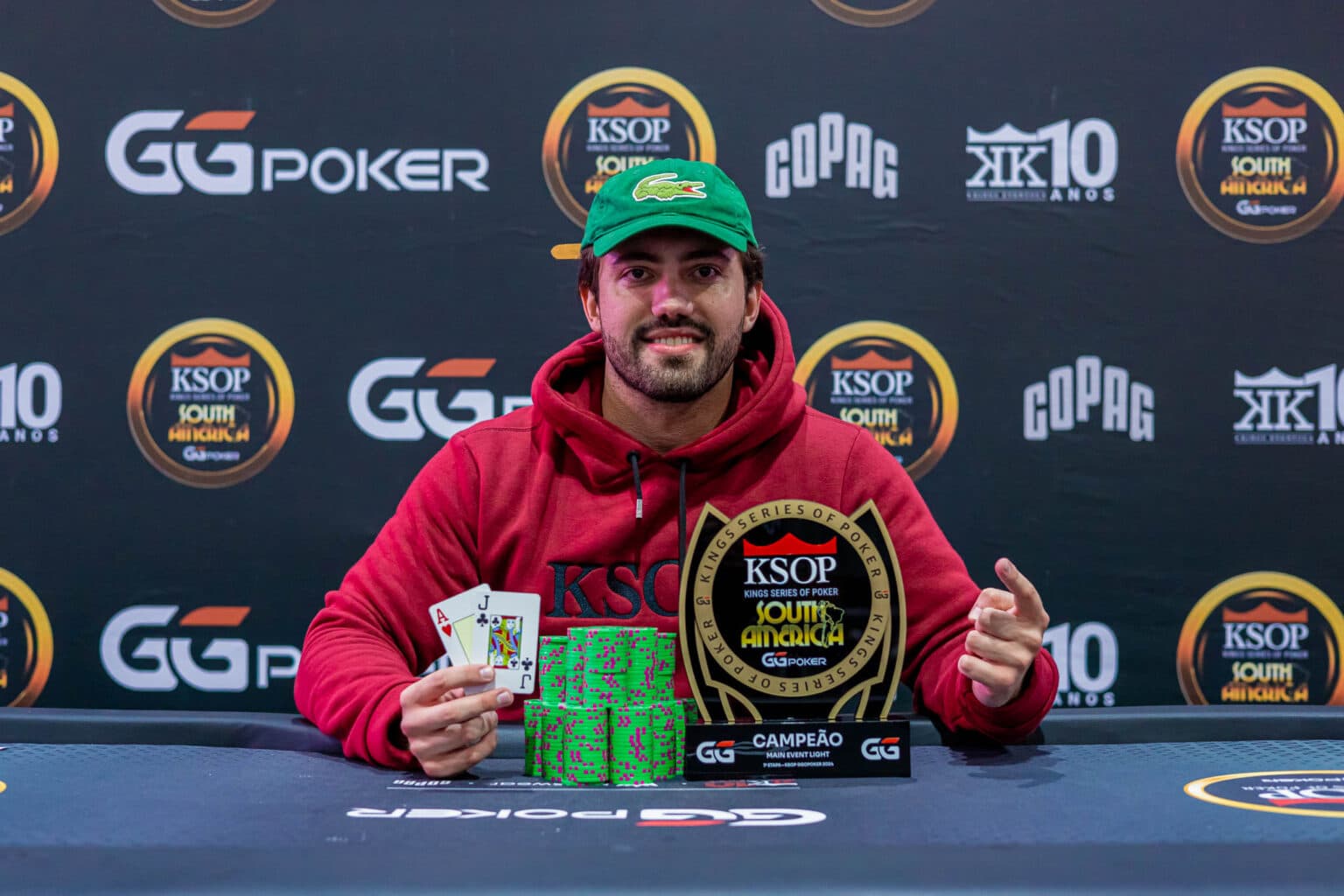 Ricci alcanzó su mayor cobro histórico con el título del Main Event Light de las KSOP South America