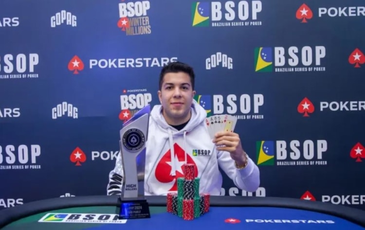 José Orlando selló la victoria en el PLO One Day High Roller PKO de las BSOP Winter Millions