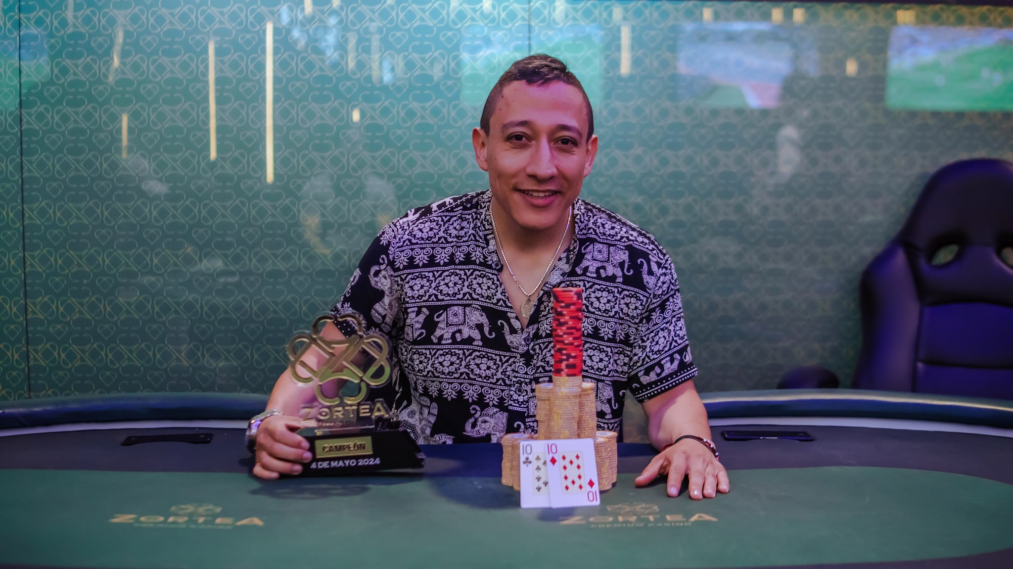 Ocampo no dejó pasar su Segunda Oportunidad de ser campeón en el Zortea Poker Open