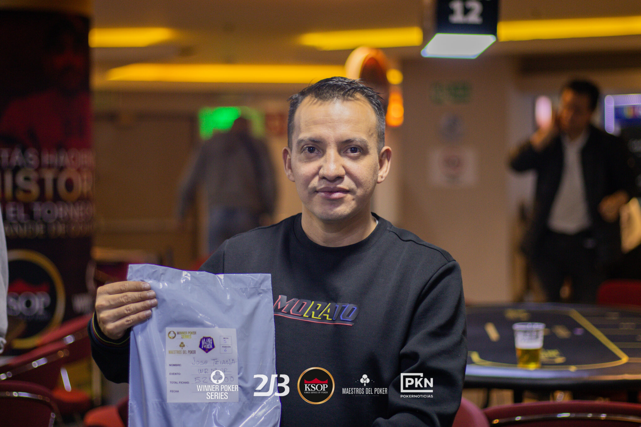 Tarazona consiguió un stack que lo perfila como finalista en el segundo vuelo del Warm Up de las KSOP Colombia