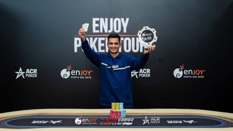 Macchiarelli se adueñó del trofeo en el evento más costoso del Enjoy Poker Tour