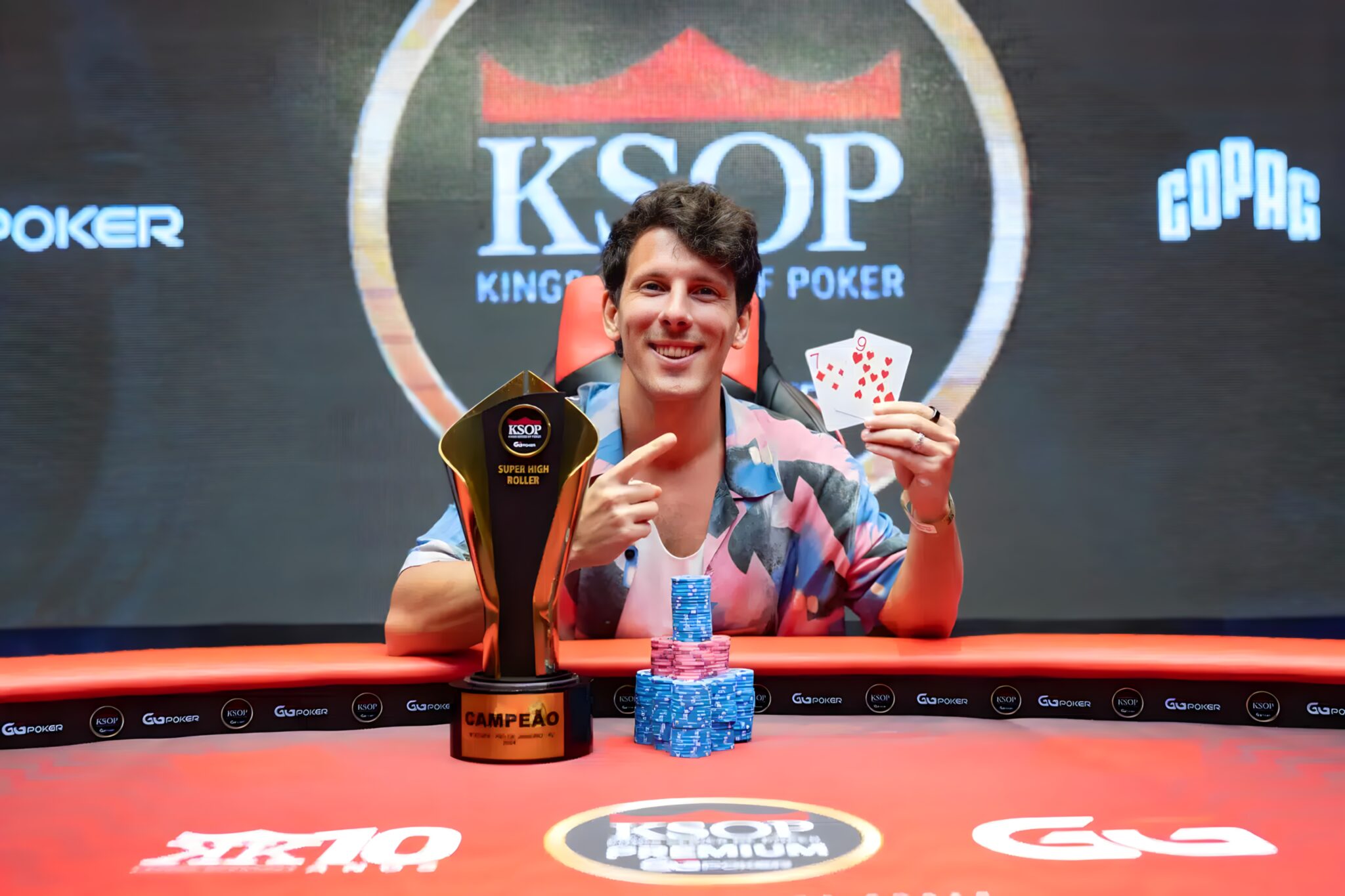En su debut entre los Reyes del Poker, Betbesé se llevó la corona más costosa de Rio de Janeiro
