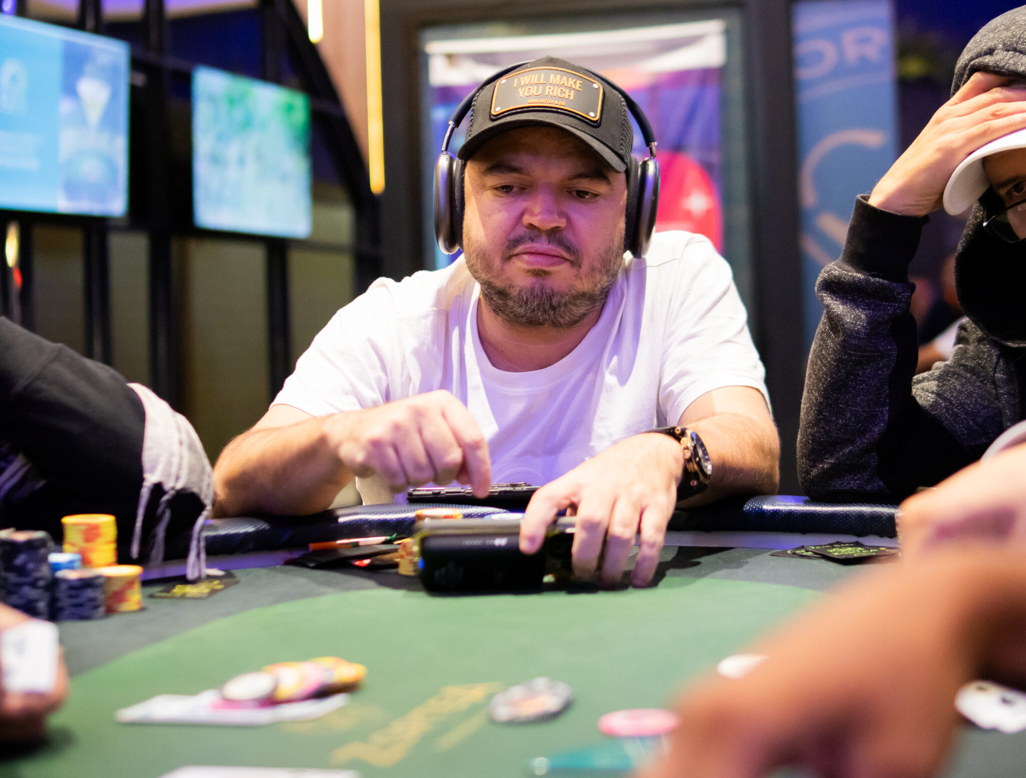 Chip count de madrugada – Evento Principal – Zortea Poker Open