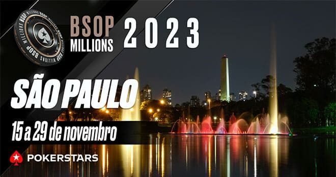 En 15 días dará inicio el grandioso BSOP Millions 2023 en la hermosa ciudad de São Paulo, Brasil | Más de US$8’000.000 Garantizados.