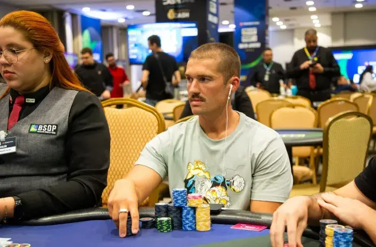 Belluscio tendrá el mayor stack al iniciar el Día 2 del torneo central en la parada carioca del LAPT