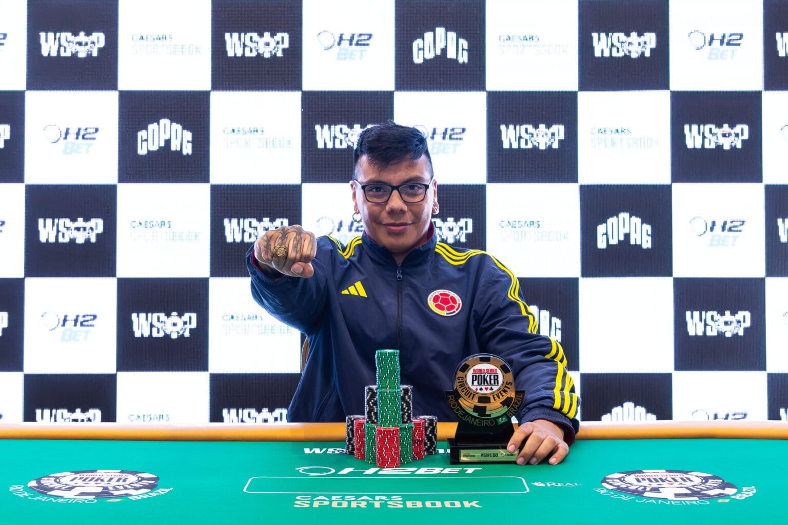 Fonseca se calzó el anillo de uno de los torneos más costosos en la parada brasileña del WSOPC