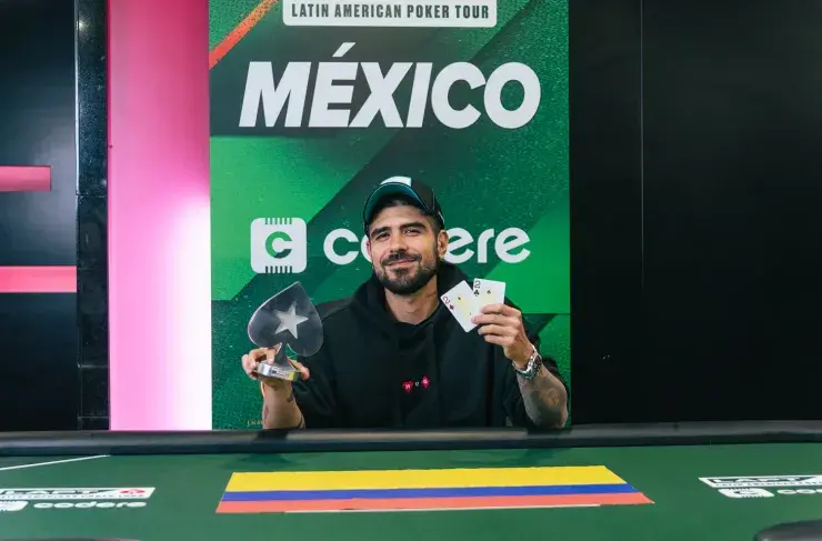 Hoyos le dio la primera pica a Colombia en el LAPT México, gracias a una gran remontada en el PKO Single Re-Entry