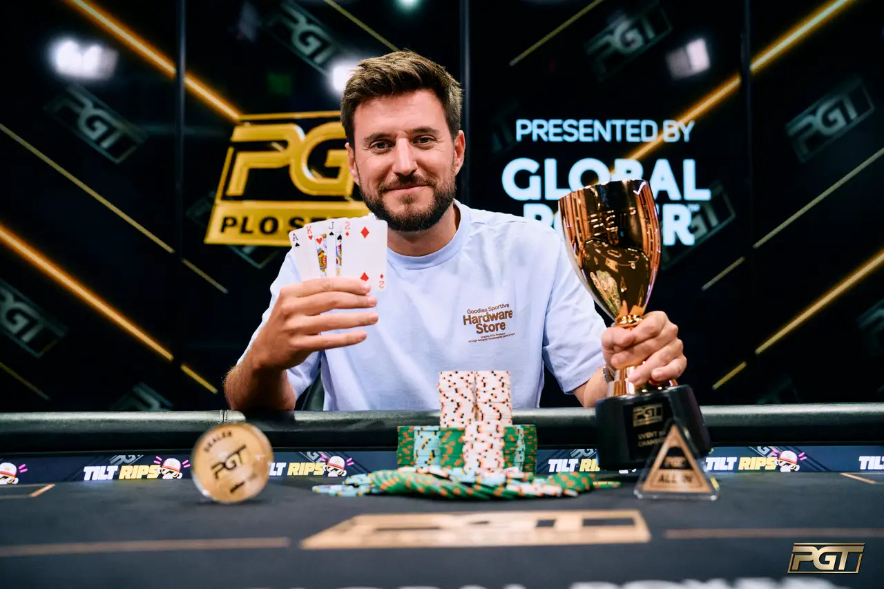 César García conquista el Campeonato de $26.000 de las PGT PLO Series y suma $420.000