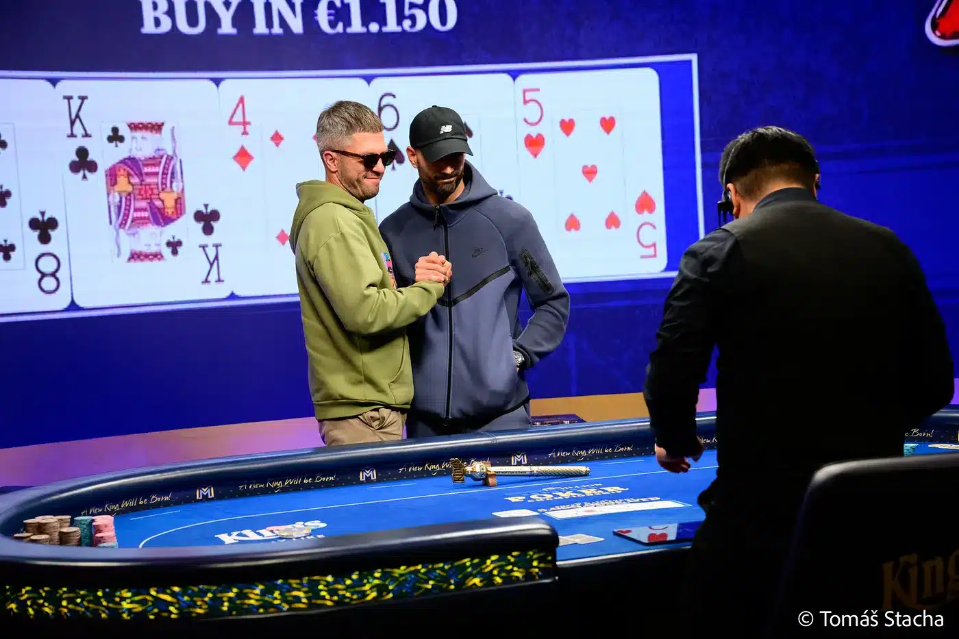 Boundless y Rafael Griman Pabón llevan la bandera latina a la mesa final del €400 Deepstack del King’s Million