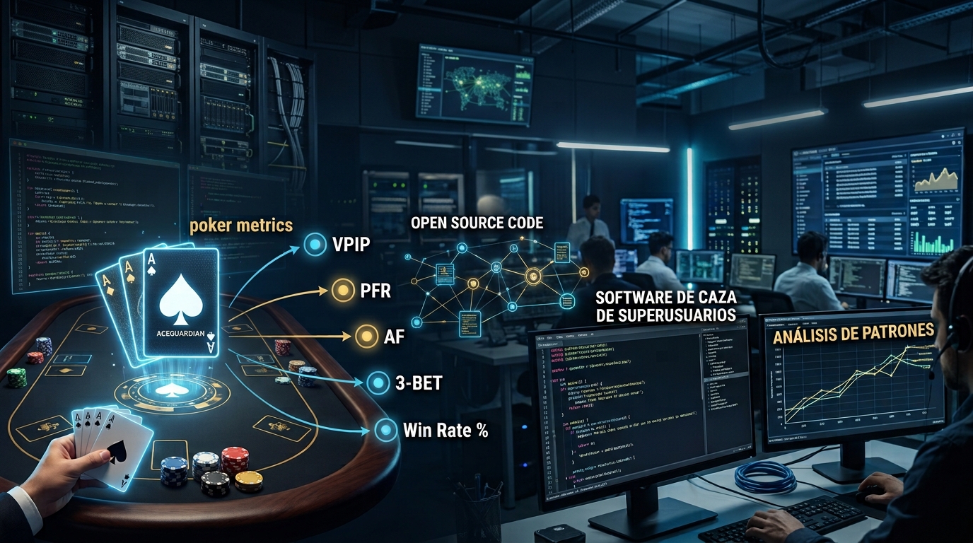 AceGuardian liberó un código abierto para la caza de superusuarios: lo que las métricas del poker revelan