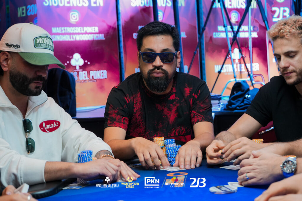 Ramiro Molina lidera el día 1B del High Roller de las WPS en Medellín