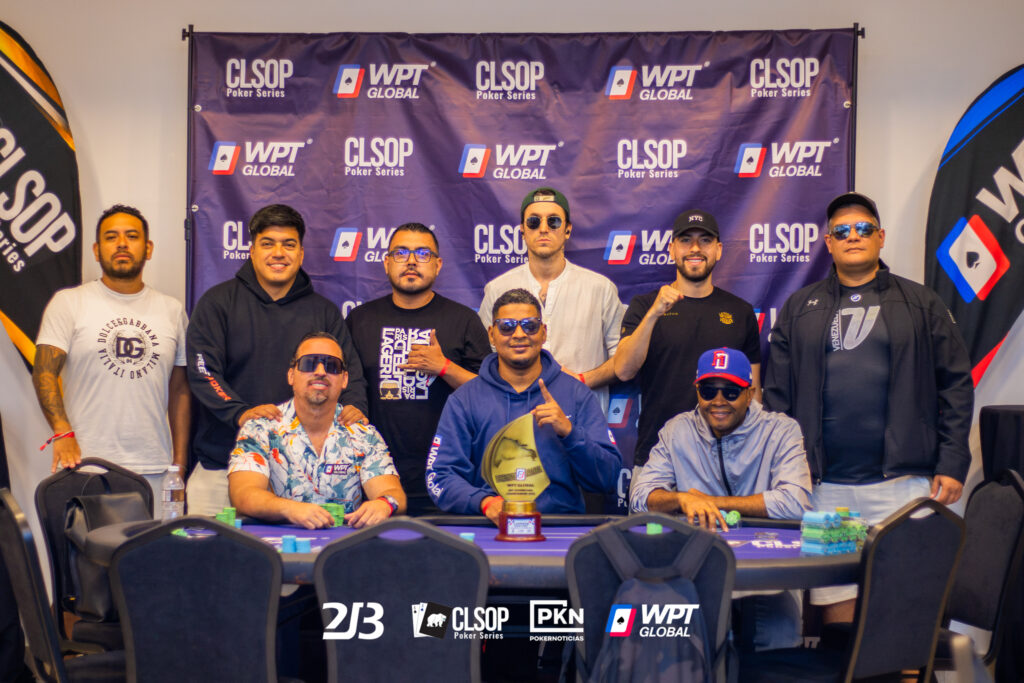 Mesa final del Main Event: Jhoen Hernández lidera a los nueve finalistas – Main Event – WPT Global Festival CLSOP, Día 3