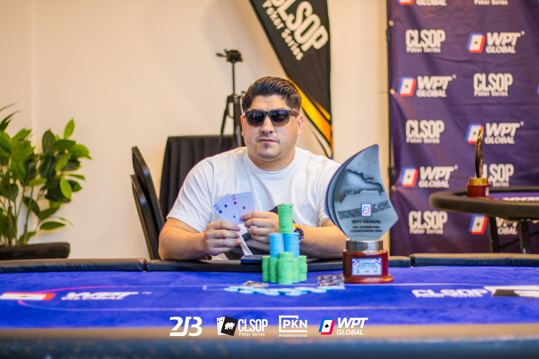 Eduardo Zurga conquista el Second Chance del WPT Global Festival con CLSOP en Santo Domingo