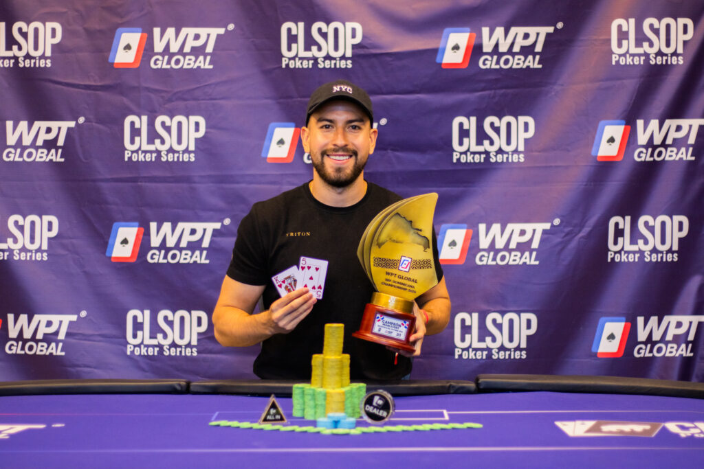 Santiago Montes conquista el Main Event del WPT Global Festival con CLSOP