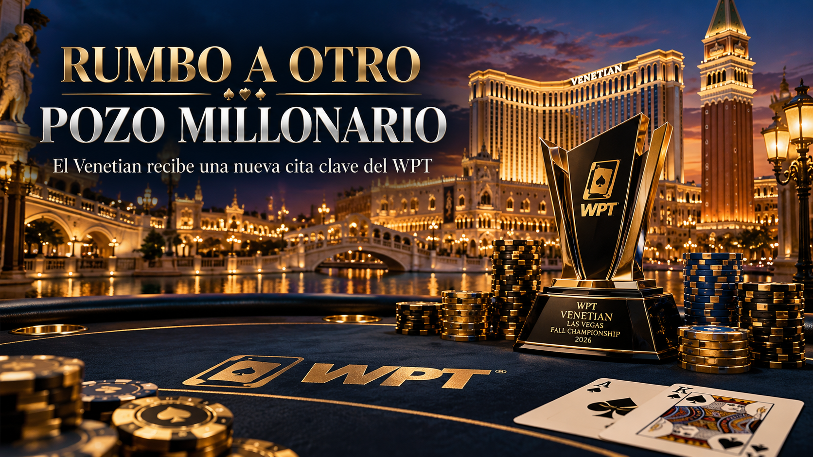 Las Vegas prepara otra batalla millonaria: el WPT repartirá US$2 millones