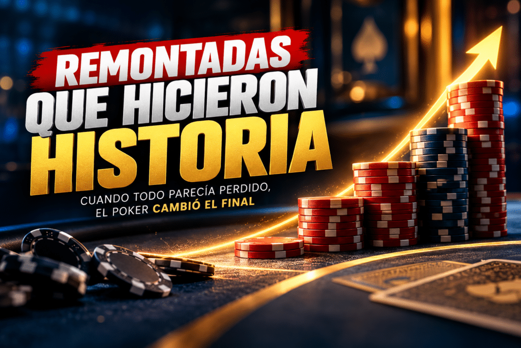¡De estar casi eliminados a convertirse en campeones! Las remontadas más increíbles del poker