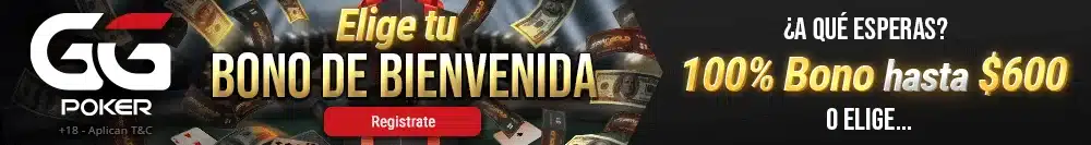 GGPoker: elige tu bono de bienvenida