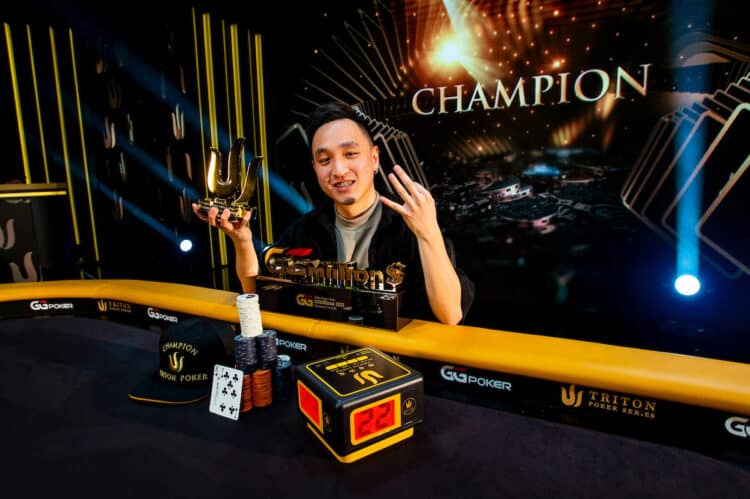 Lim recibió su tercer tridente en las Triton, al imponerse en el GGMillion$ Live en Montecarlo
