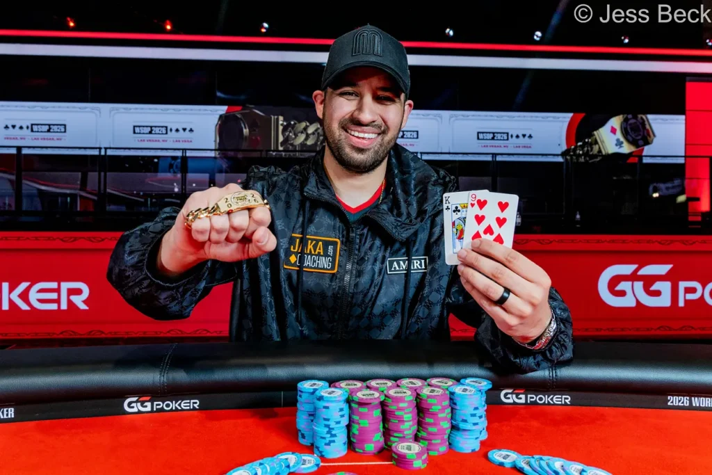 Sangre latina en Las Vegas: Alexis Cruz acaricia la gloria en el Día 10 de la WSOP 2026
